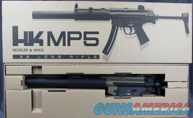 NEW Heckler & Koch MP5 Rifle 16.1" FDE .22LR 25-Round 81000627