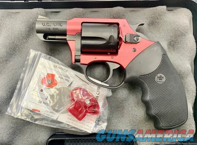 Charter Arms Undercover Lite 38 Spl Revolver Red 2 BBL .38spl 53824 NEW Img-1