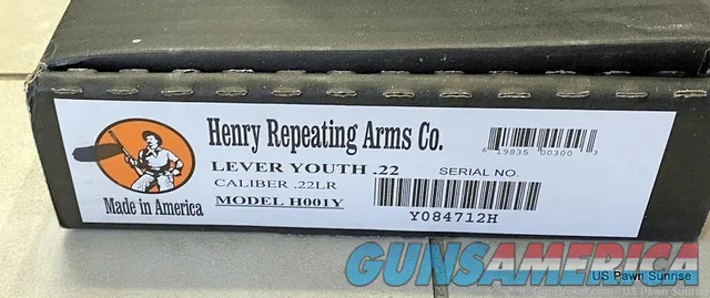Henry Youth Lever Action Rifle 22LR 16.13 BBL 12RD H001Y NEW Img-2