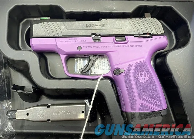 Ruger Max-9 Pistol 9mm Purple Optic Ready 3.2" BBL 12RD 05312 NEW