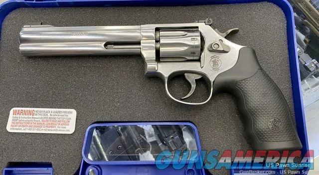 Smith & Wesson 648 Revolver 22 WMR 6 BBL 8RD 22 MAG 12460 S&W NEW Img-1