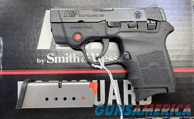 Smith & Wesson M&P Bodyguard 380 ACP Pistol Crimson Trace 6RD 10048
