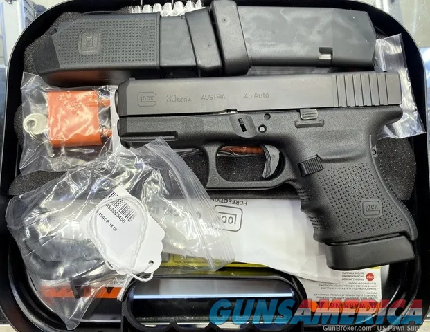 Glock 30 Gen 4 Pistol 45 ACP 10RD PG3050201 Img-1