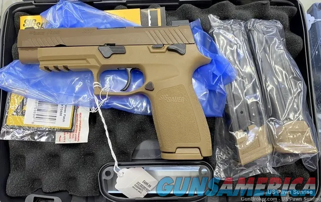 Sig Sauer P320 M17 Pistol 9mm Coyote 21RD 320F-9-M17-MS NEW