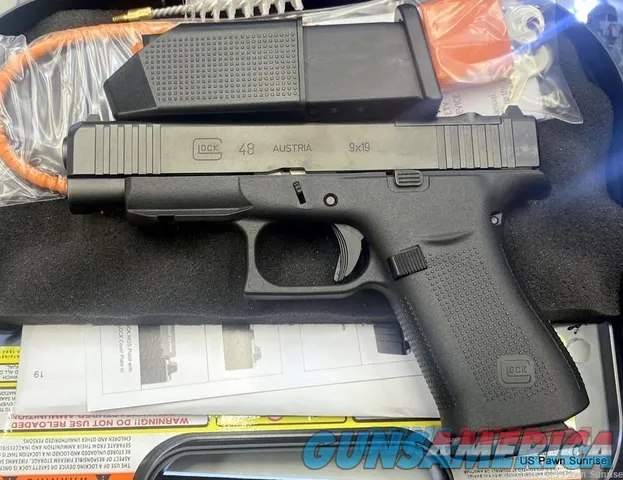 Glock 48 MOS 9mm Pistol Front Serrations 10RD G48 PA4850201FRMOS NEW
