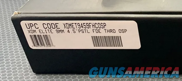 Springfield XDM OSP Elite 9mm FDE Pistol 22RD 4.5 BBL XDMET9459FHCOSP NEW Img-2