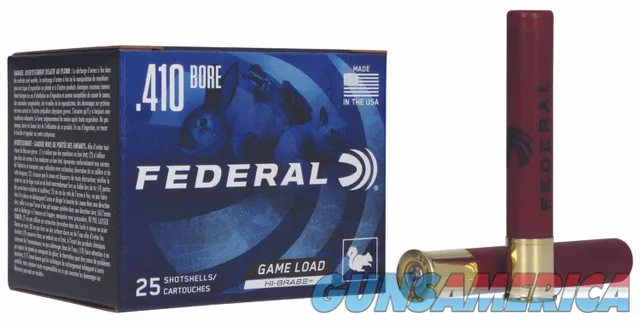 Federal H41375 Game-Shok High Brass 410 Gauge 3" 11/16 oz 7.5 -1Box/25Rnds