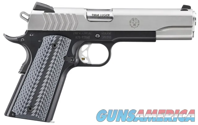 Ruger SR1911 Full Size 9mm Luger 9+1 5" Stainless Steel Barrel