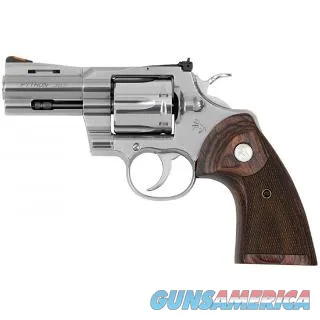 COLT PYTHON 357MAG 3" SS AS WALNUT GRIP 6RD