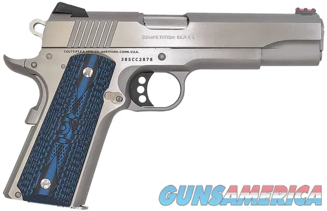 Colt Mfg O1073CCS Competition Government 38 Super 9+1 5" Stainless
