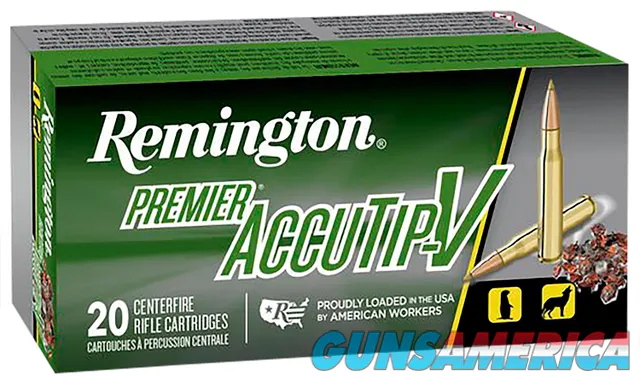Remington Ammunition 29165 Premier Accutip-V 17 Rem Fireball 20 gr 20Rnds
