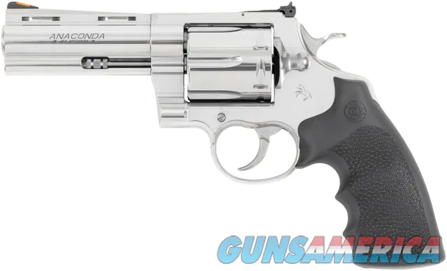 COLT ANACONDA 44MAG 4" SS AS HOGUE GRIPS 6RD