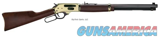Henry H009BGL Lever Action Rifle 30-30 Win, 20" Bbl, Blue, Brass Receiver