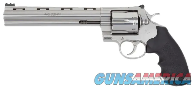 COLT TARGET ANACONDA 44MAG 8" SS HOGUE GRIPS