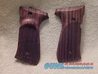 Beretta 92 96 Nill Griffe BA0178 Wood Target Grips