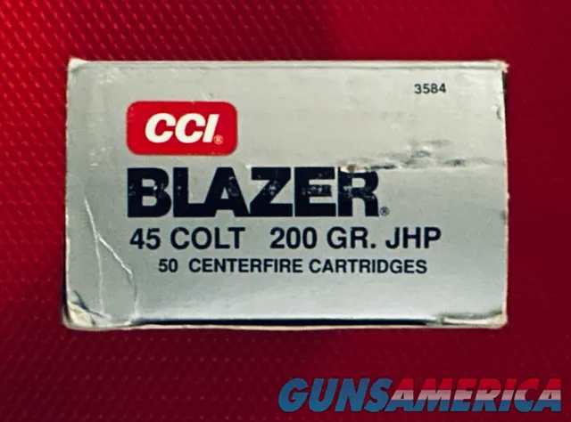 CCI Blazer .45 Colt 200 Grain Jacketed Hollow Point ALUMINUM Case 50rds Img-4