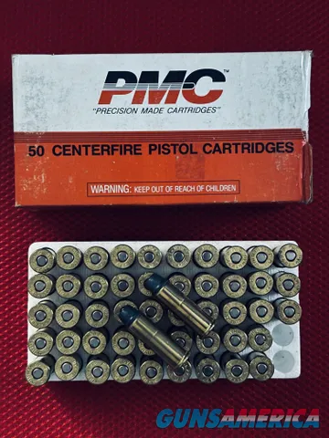 Vintage PMC Ammo .44 Remington Magnum 180gr. JHP 50/box