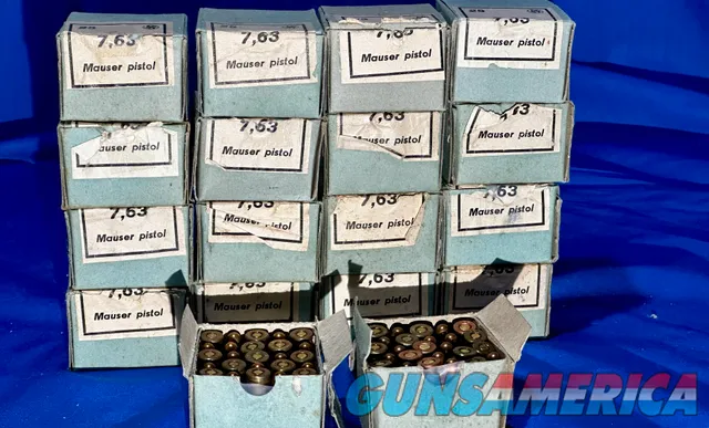 Sellier & Bellot 7.63 x 25mm Mauser Ammo