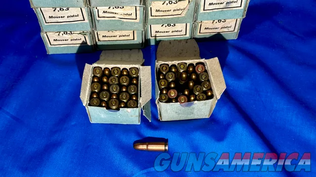 Sellier & Bellot 7.63 x 25mm Mauser Ammo