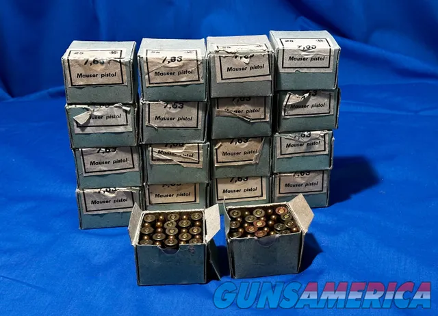Sellier & Bellot 7.63 x 25mm Mauser Ammo
