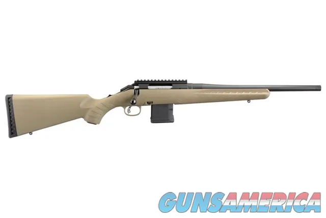 RUGER AMERICAN 300AAC BLACKOUT BLK/FDE 16.13" BBL 10+1 CAPACITY