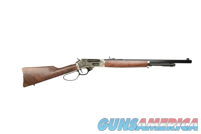 HENRY LEVER ACTION WILDLIFE EDITION 45-70 GOVT 22" OCT. BBL 4+1 CAPACITY 