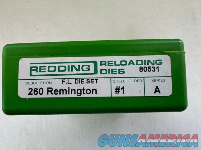 REDDING DIE SET .260 REMINGTON