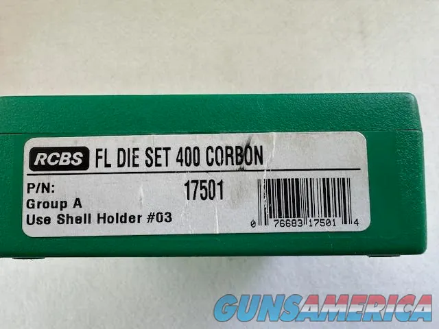 RCBS DIE SET 400 CORBON - DISCONTINUED 