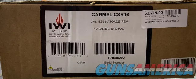 IWI - Israel Weapon Industries Carmel 818004021835 Img-2