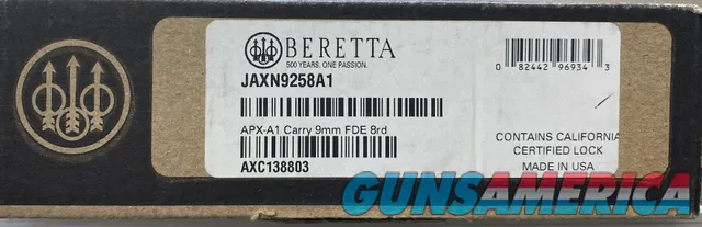 Beretta APX A1 Carry 082442943084 Img-2