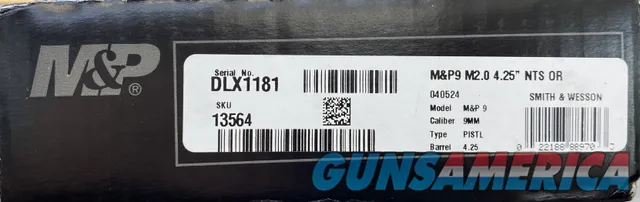 Smith & Wesson M&P9 M2.0 OR 022188889611 Img-2