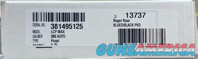 Ruger LCP MAX 736676137374 Img-3