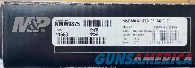 Smith & Wesson M&P380 Shield EZ 022188884456 Img-2