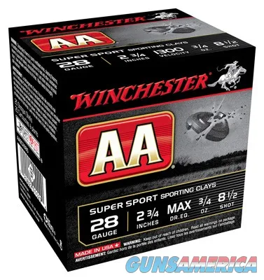 Winchester Repeating Arms WIN AMMO AA TARGET 28GA. 2.75" 1300FPS. 3/4OZ. #8.5 25-PACK