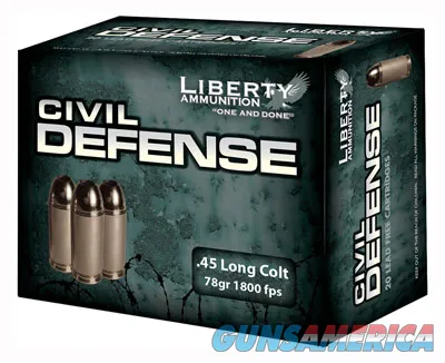 Liberty Ammunition Civil Defense 45 LC LA-CD-45-031