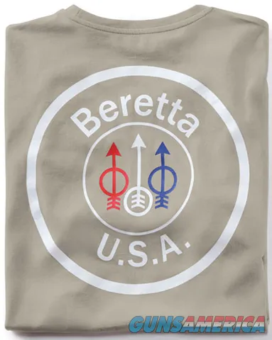 Beretta BERETTA T-SHIRT USA LOGO 2X-LARGE GREY