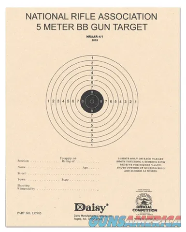 Daisy 5 Meter Target 990408-810