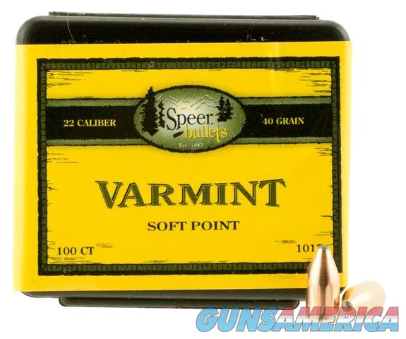 Speer Bullets Rifle Varmint TNT Hollow Point 1246