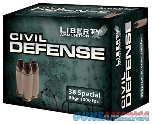 Liberty Ammunition Civil Defense 38 Special LA-CD-38-025