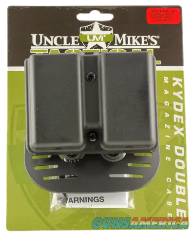 Uncle Mikes Kydex Double Mag Cases 5137-2