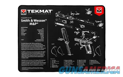 TekMat TEKMAT ARMORERS BENCH MAT ULTRA 15"X20" S&W MP BLACK