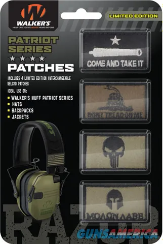 Walkers Game Ear Patriot Muff Patch Kit GXPPATKIT2