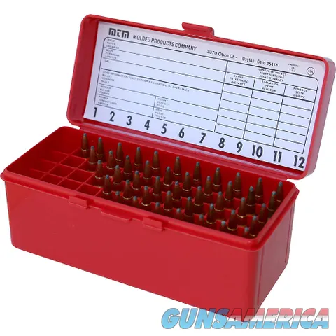 MTM Case-Gard 60 SER MED RIFLE AMMO BOX 60RD - RED