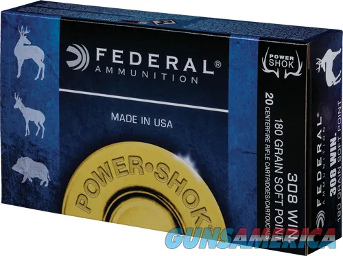 Federal Power-Shok Medium Game 308B