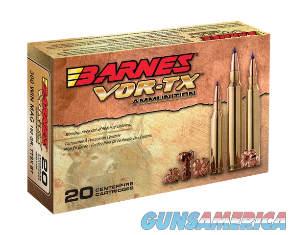 Barnes Bullets Rifle Tipped TSX 30459