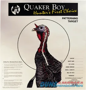 Quaker boy QUAKER BOY PAPER TARGET TURKEY 20" X 20" 100-PACK