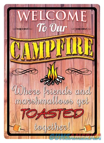 Rivers Edge RIVERS EDGE SIGN 12"x17" "WELCOME TO OUR CAMPFIRE"