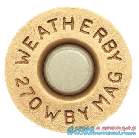Weatherby Unprimed Brass CNC Primers/Norma Cases BRASS270
