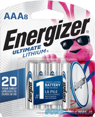 Energizer ENERGIZER ULTIMATE LITHIUM BATTERIES AAA 8-PACK