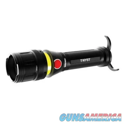 IPROTEC Twyst Flashlight Lantern Light 3-Mode LED 270 LUMEN Black